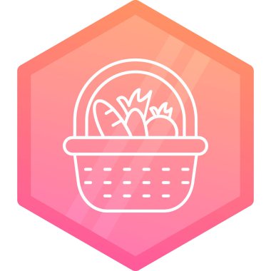 Gıda simgesinin vektör illüstrasyonu