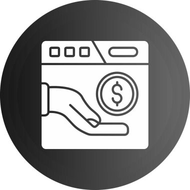 İzole edilmiş tek çamaşır ikonunun vektör çizimi