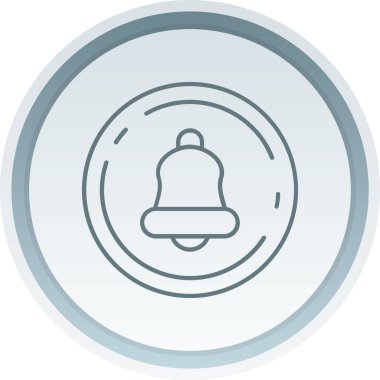 Çan simgesi vektör illüstrasyonu