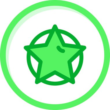 yıldız simgesi, vektör çizimi