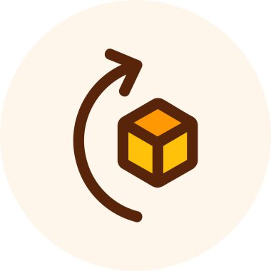 Modern simgenin vektör illüstrasyonu