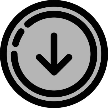 ok simgesi, basit tasarım vektörü