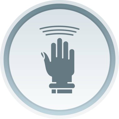 Dokunma simgesinin vektör illüstrasyonu