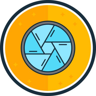 Modern bir simgenin vektör illüstrasyonu