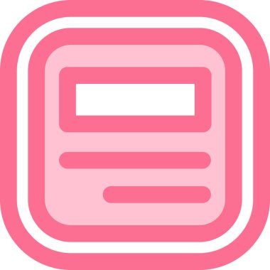 Tarayıcı arayüzü simgesi dış hat biçiminde