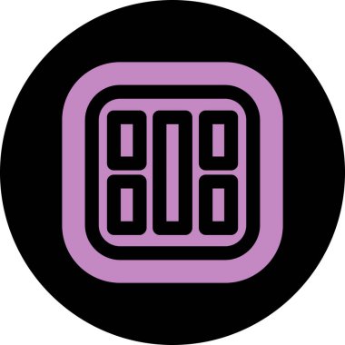 Modern b 'nin vektör illüstrasyonu eksik simgesi