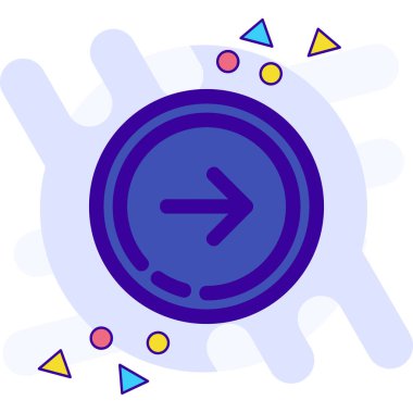 Modern bir tasarımın vektör illüstrasyonu