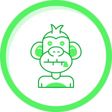 vektör maymun resimleme