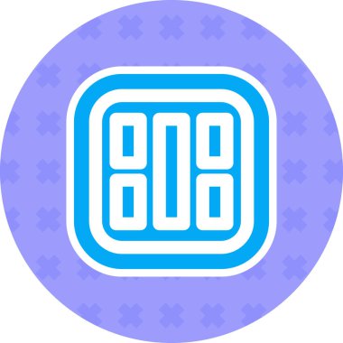 Modern b 'nin vektör illüstrasyonunda müziğin eksik simgesi