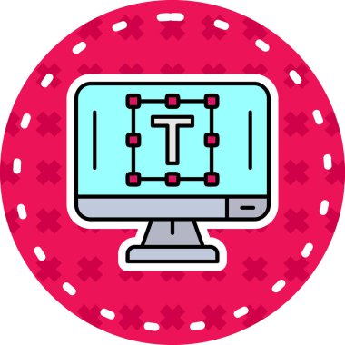 dizüstü bilgisayar simgesi, modern tasarım illüstrasyonu