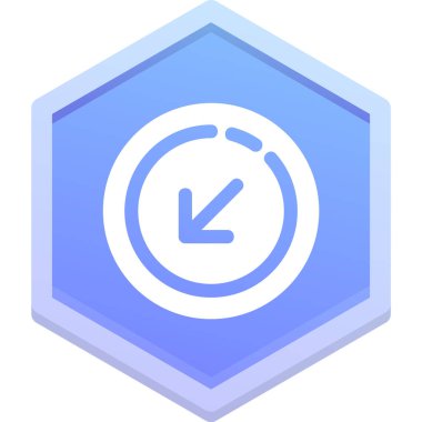 ok simgesi vektör illüstrasyonu