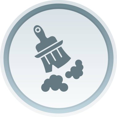 Eşsiz temizlik vektörü simgesi