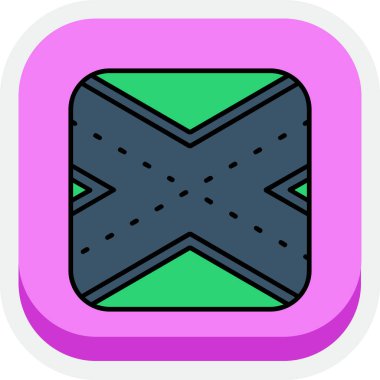 Web arayüzü simgesi, vektör illüstrasyonu