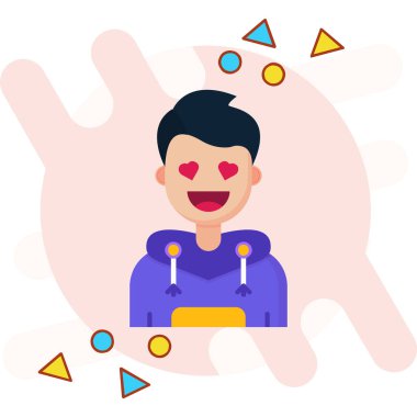 Elinde mum olan bir adamın vektör çizimi