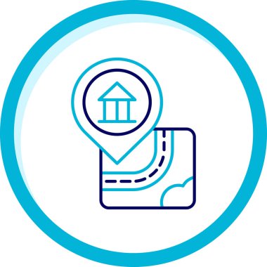 Modern simgenin vektör illüstrasyonu