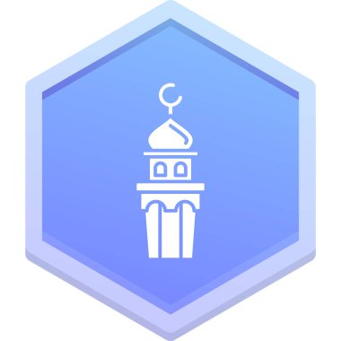 Cami. Web simgesi basit illüstrasyon