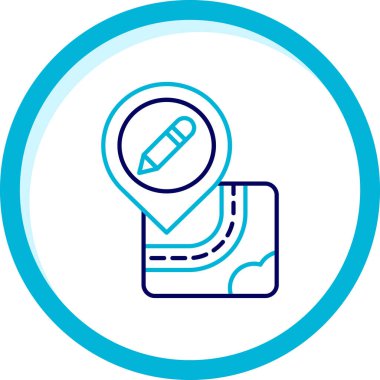 Modern simgenin vektör illüstrasyonu