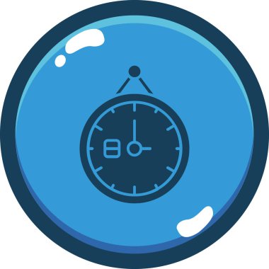 Alarm simgesi vektör illüstrasyonu