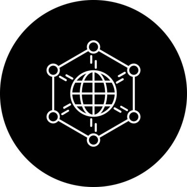 seo modern simgesinin vektör illüstrasyonu