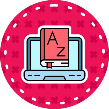 Bilgisayar simgesi. vektör illüstrasyonu