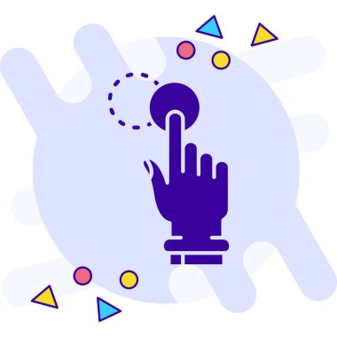 Bir ampulü tutan elin vektör illüstrasyonu