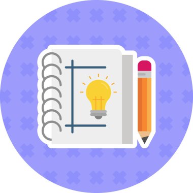 Beyaz arkaplanda izole edilmiş modaya uygun düz biçimli yaratıcı simge.