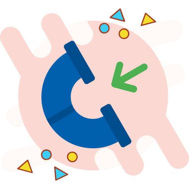 ok simgesi vektör illüstrasyonu