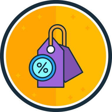 alışveriş indirimi simgesi