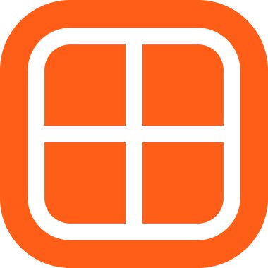 Pencere. Web simgesi basit illüstrasyon