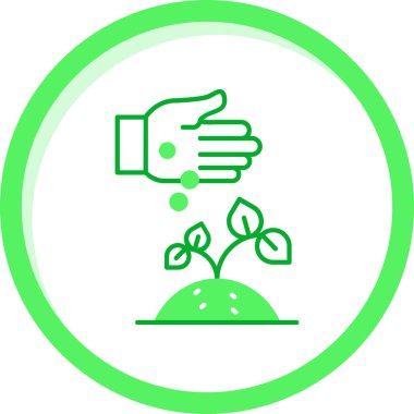 Bir ağaç simgesinin vektör illüstrasyonu