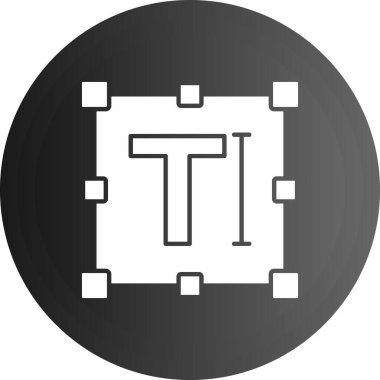 Beyaz daire çerçevesinde izole edilmiş resimli simge