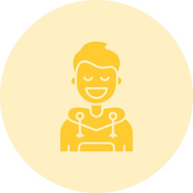 İnsan simgesinin vektör illüstrasyonu