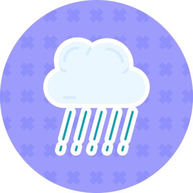 Bulut havası. Basit resimleme