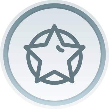 Yıldız. Web simgesi basit illüstrasyon