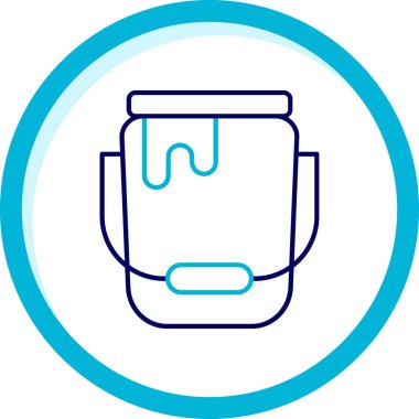 Bir gazın modern bir simgesinin vektör çizimi