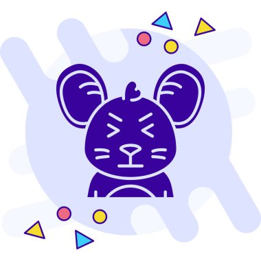 hayvan simgesi vektör illüstrasyonu