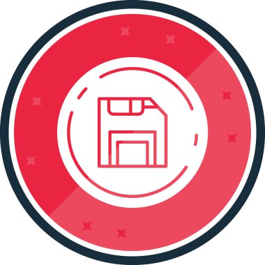 Bir bina simgesinin vektör illüstrasyonu