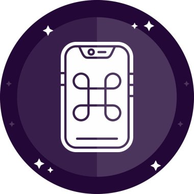 Uygulama modern simgesinin vektör illüstrasyonu