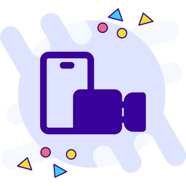 telefon simgesi, vektör illüstrasyonu basit tasarım