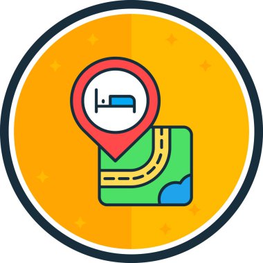 gps gps konum simgesi - taslak biçimi