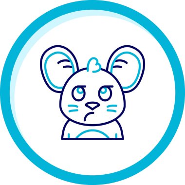 Büyük kulaklı şirin bir tavşan. Çocuklar için hayvan konsepti, doğum günü partisi, bebek, tebrik kartı, tişört baskısı. vektör illüstrasyonu