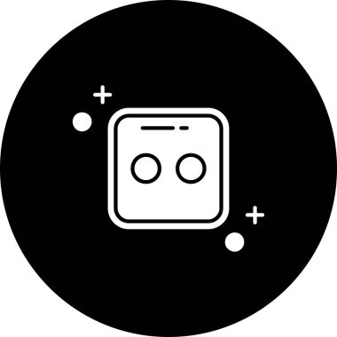 Modern b 'nin vektör illüstrasyonu eksik simgesi