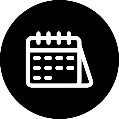 Takvim Simgesi Soyut Arka Gruplamada İzole Edildi