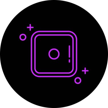 Bir kamera simgesinin vektör illüstrasyonu