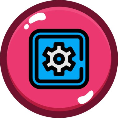 seo modern simgesinin vektör illüstrasyonu