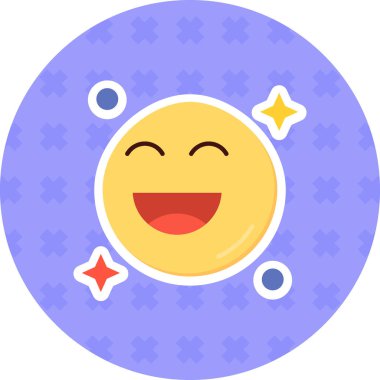 emoji. Web simgesi basit illüstrasyon