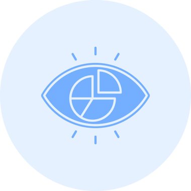 Vision Eye. Basit illüstrasyon