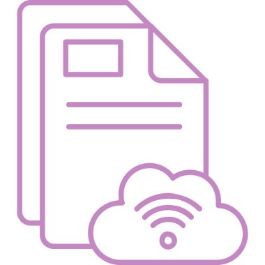 bulut depolama vektör çizgisi simgesi, işaret, beyaz arkaplan üzerindeki illüstrasyon, düzenlenebilir vuruşlar