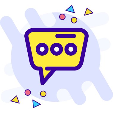 İleti simgesi ile konuşma balonu