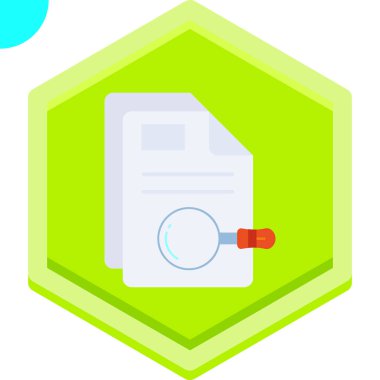 belge simgesi vektör illüstrasyonu